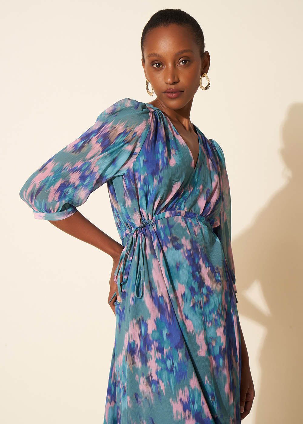 RASKA Printed long dress - 2 - Sud Express - Sud Express