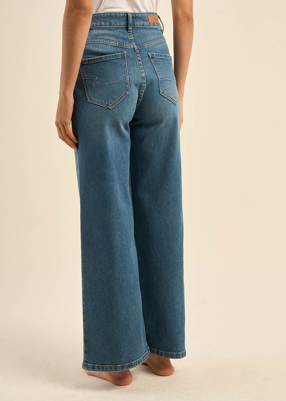 High-waisted flare jeans - Sud Express - 6 - Sud Express