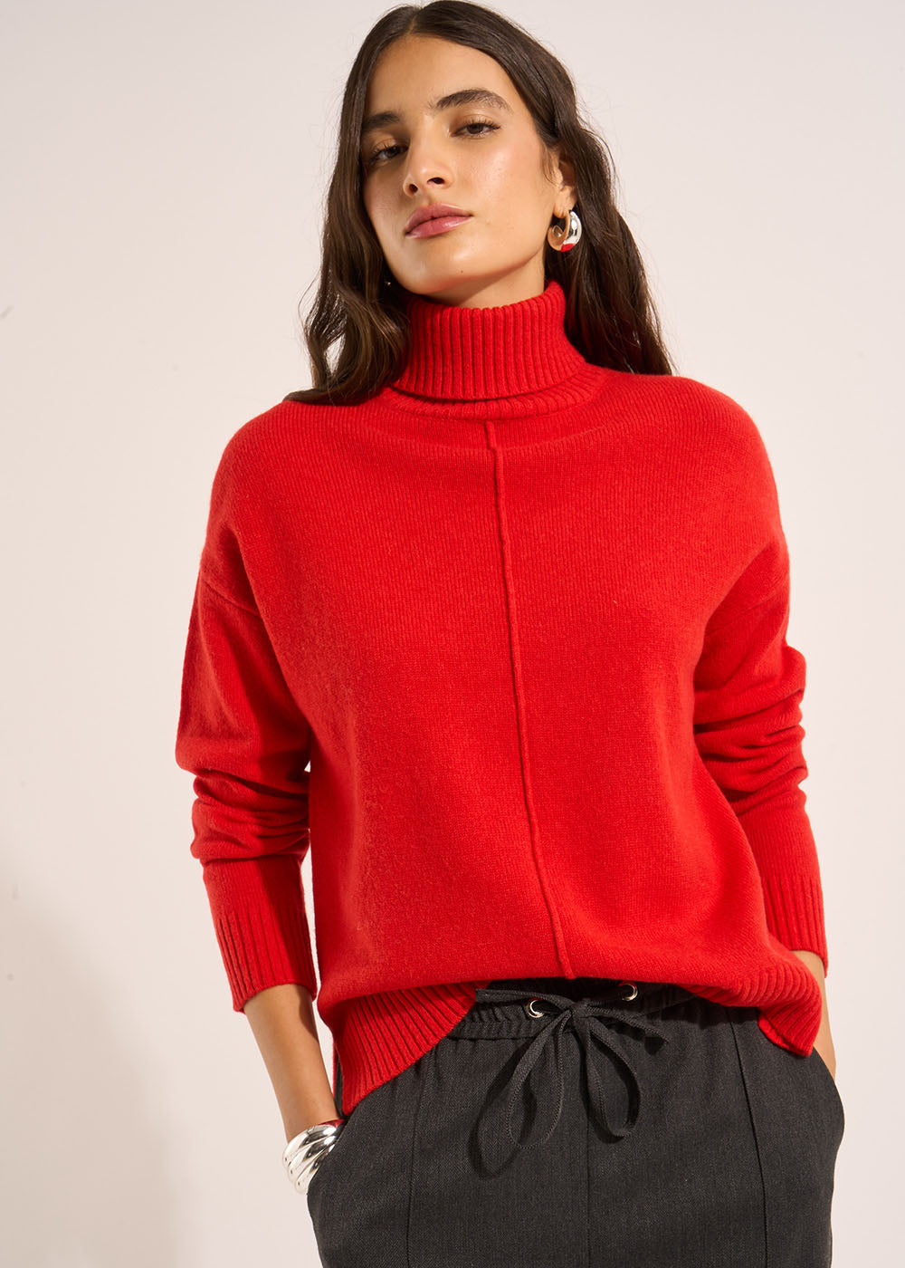 MAJOY Wool turtleneck pullover - 1 - Sud Express - Sud Express