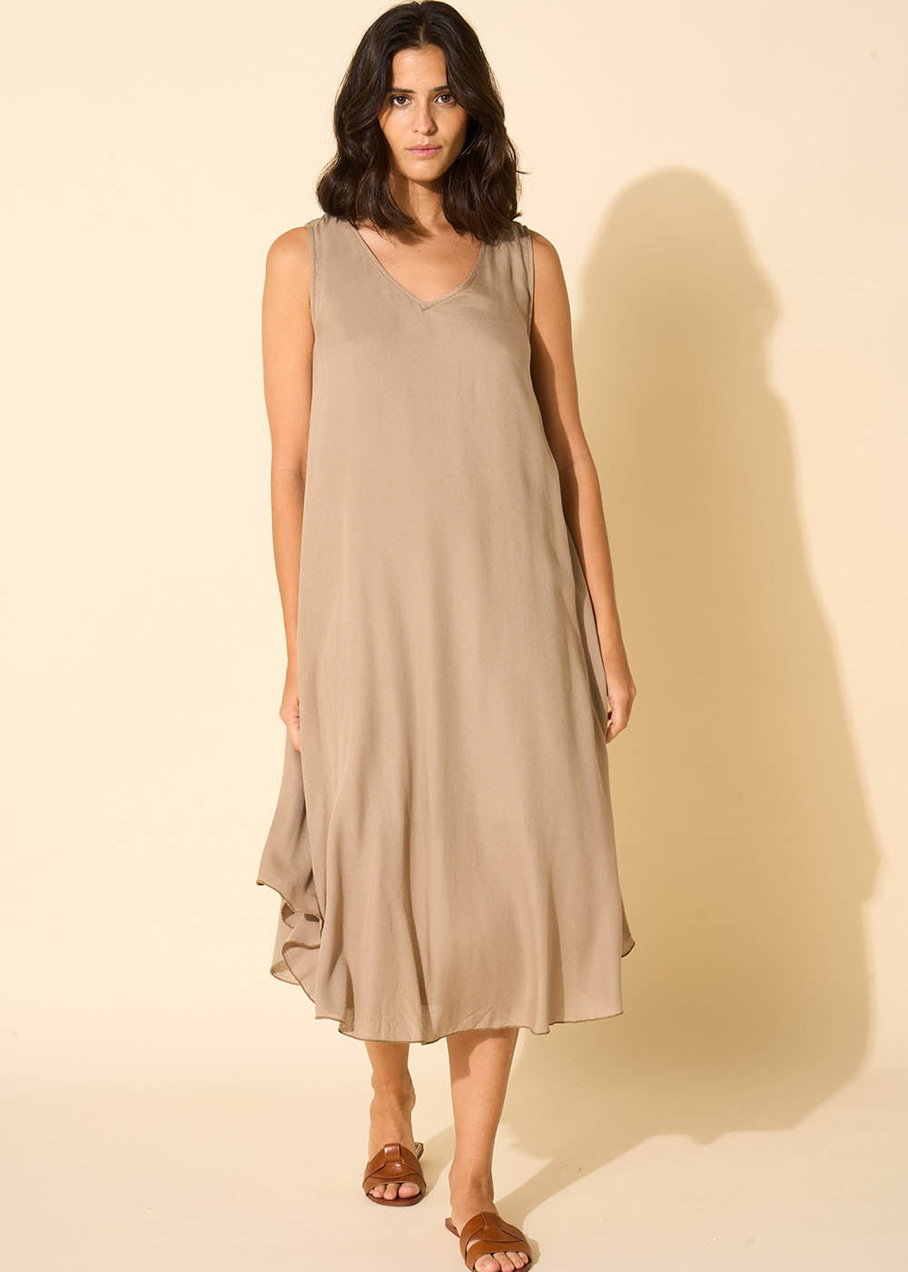 RIMITI V-neck midi dress - 2 - Sud Express - Sud Express
