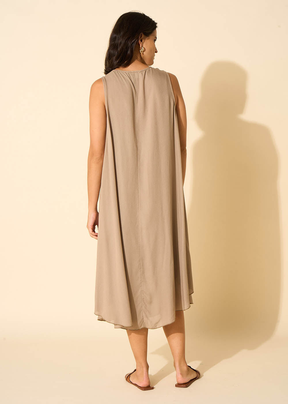 RIMITI V-neck midi dress - 4 - Sud Express - Sud Express