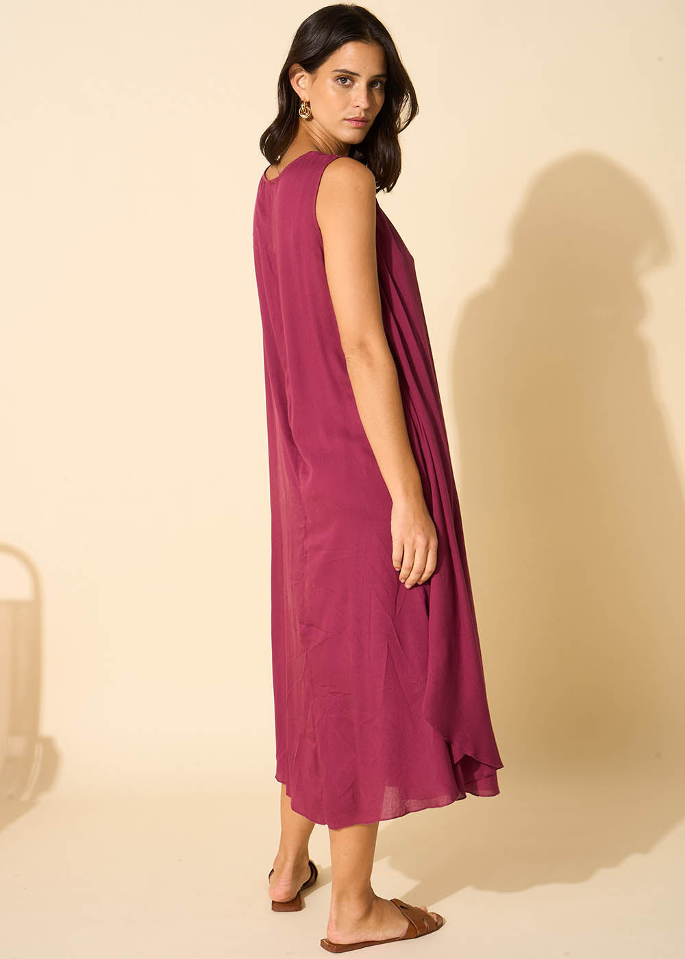 RIMITI V-neck midi dress - 3 - Sud Express - Sud Express