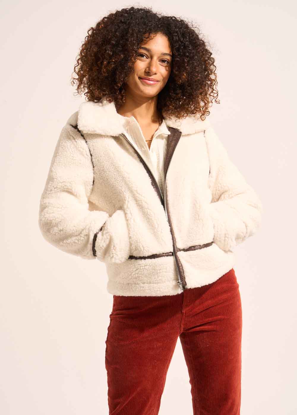 Faux fur coat - Sud Express - 5 - Sud Express