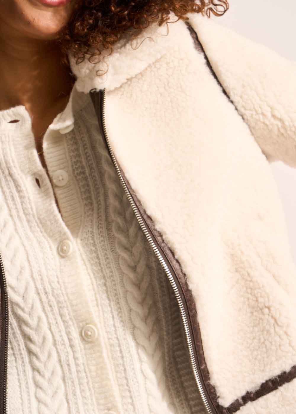 Faux fur coat - Sud Express - 6 - Sud Express