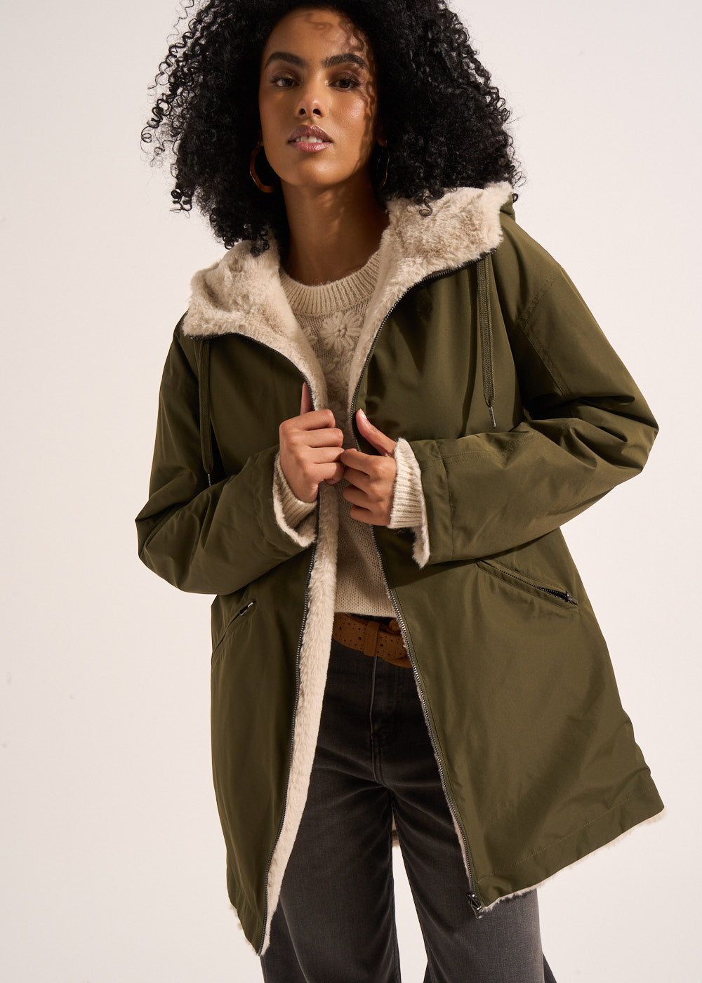 トップス BUTCHER PRODUCTS SWEAT PARKA OATMEAL トップス BUTCHER PRODUCTS SWEAT PARKA OATMEAL 103018.Feeling-So