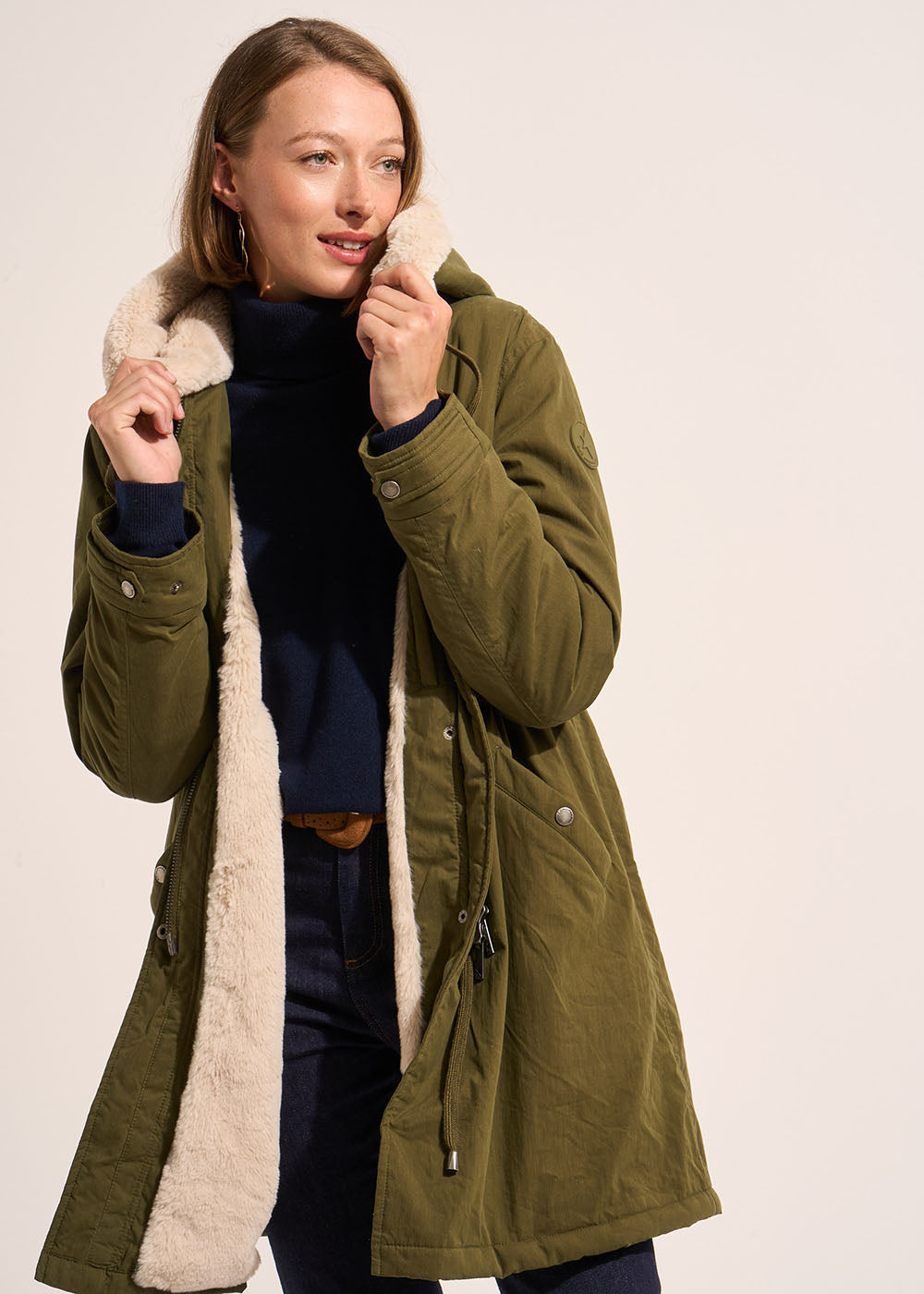 VAKILA Long hooded parka - 1 - Sud Express - Sud Express