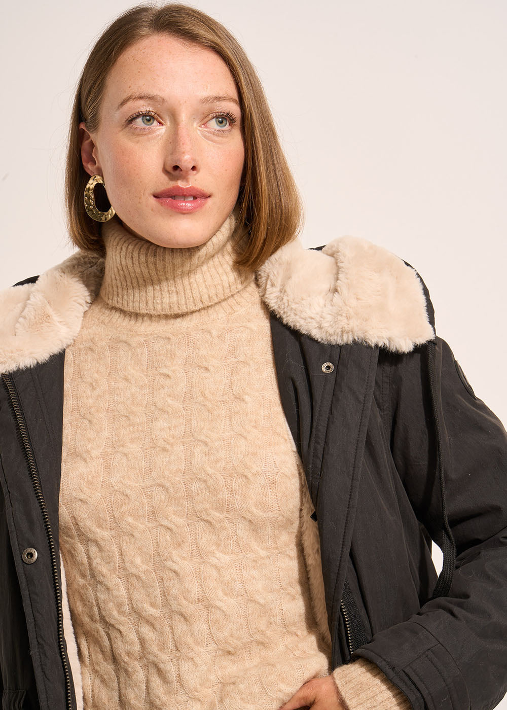 Long hooded parka - Sud Express - 7 - Sud Express