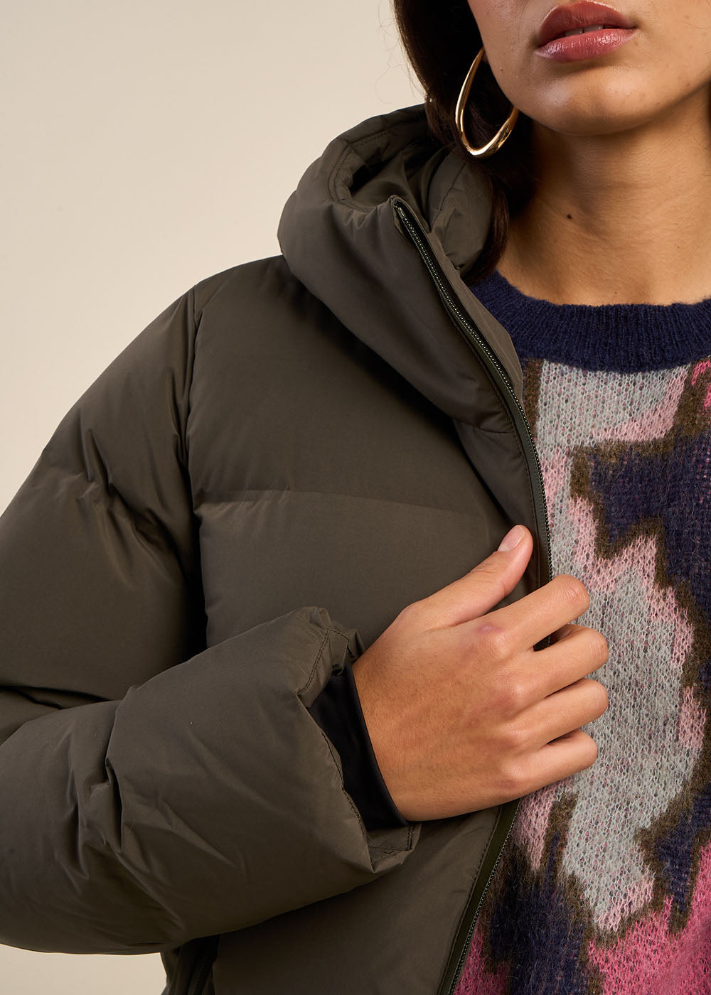 DAHLIA Short hooded jacket - 2 - Sud Express - Sud Express