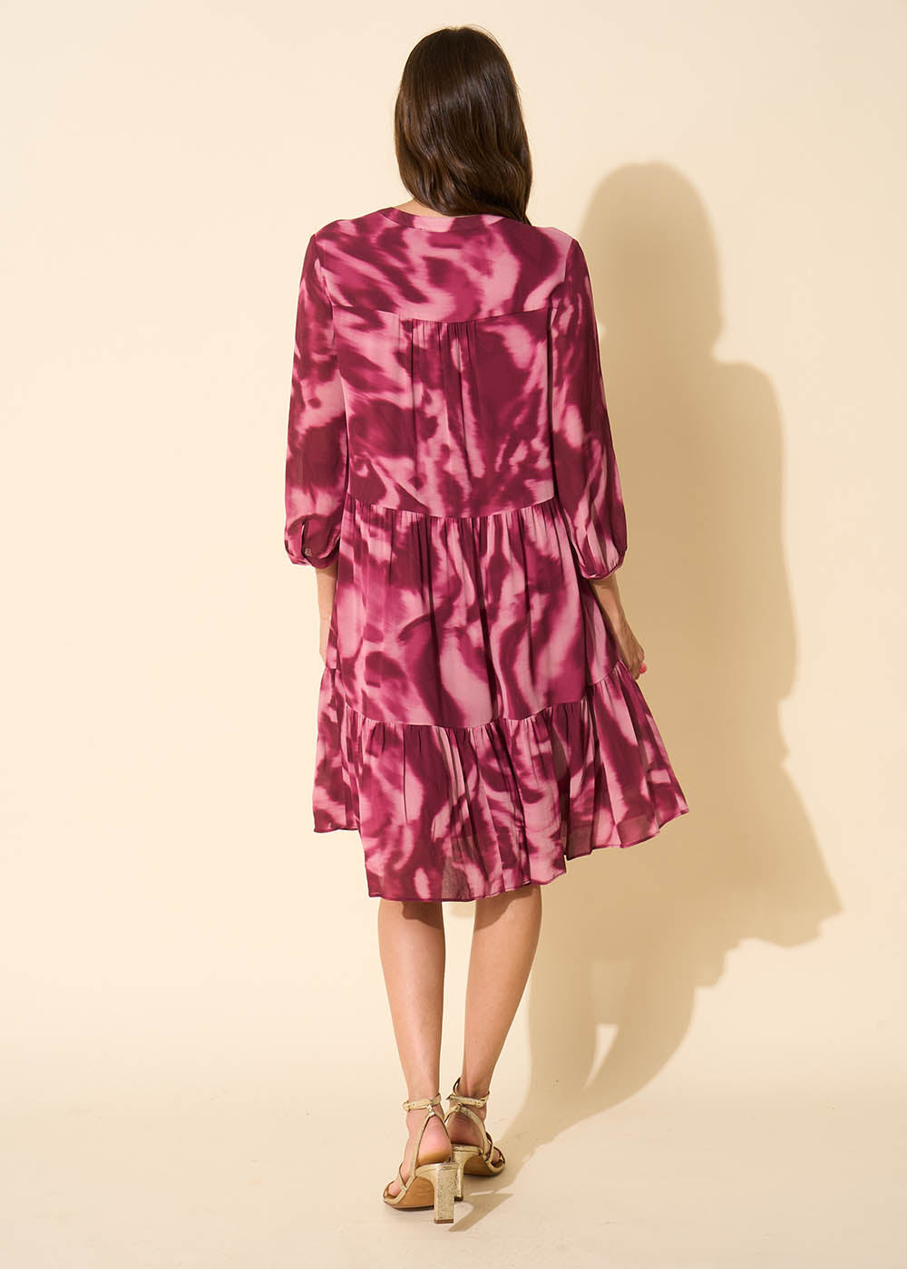 RAMIRA Printed dress with ruffles - 3 - Sud Express - Sud Express