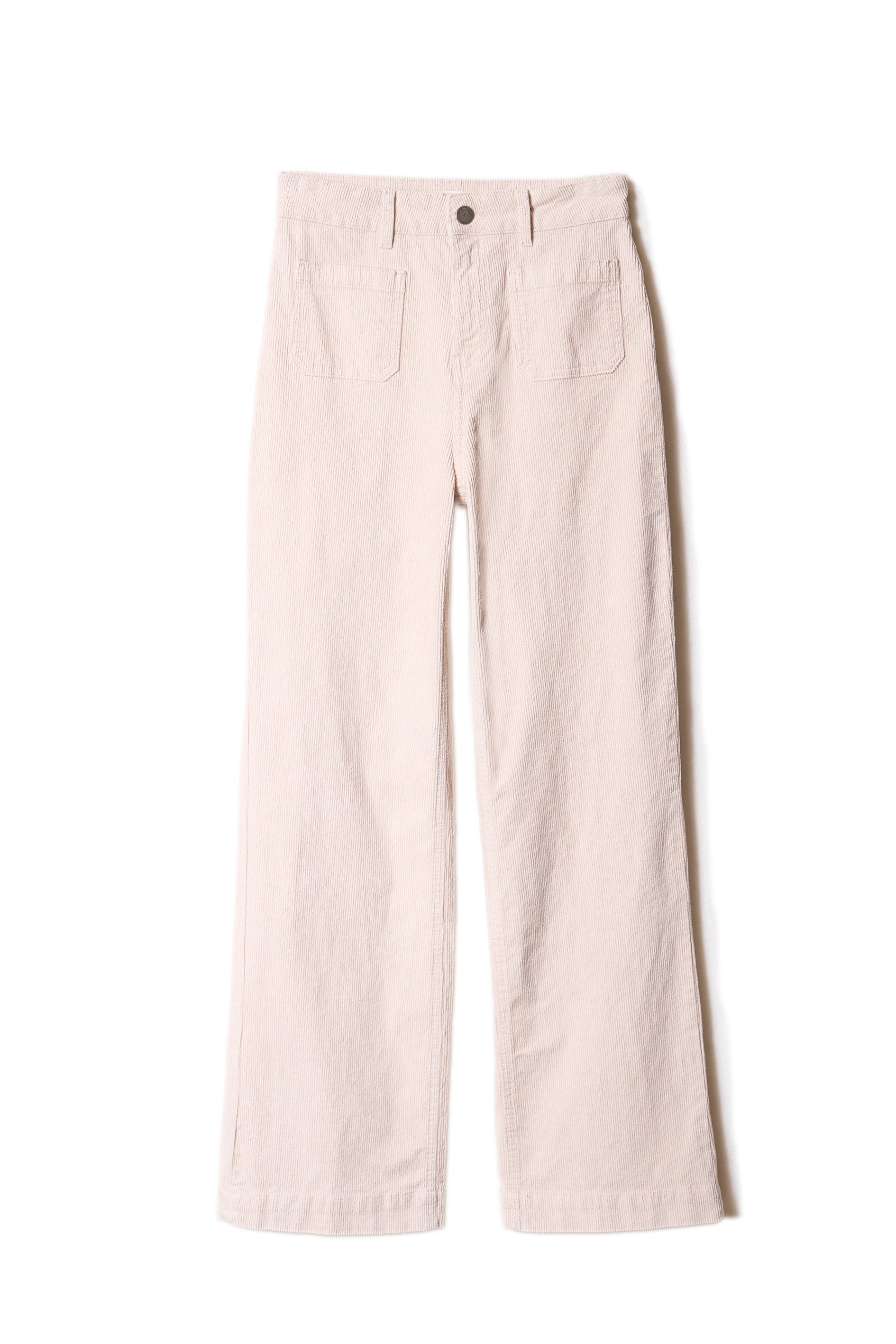 Wide-leg cotton velour trousers 700 high-waisted stripes - Sud Express - 7 - Sud Express
