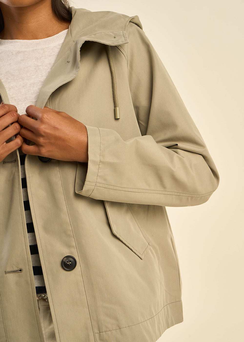 VODIMA Short Water-Repellent Raincoat - 2 - Sud Express - Sud Express