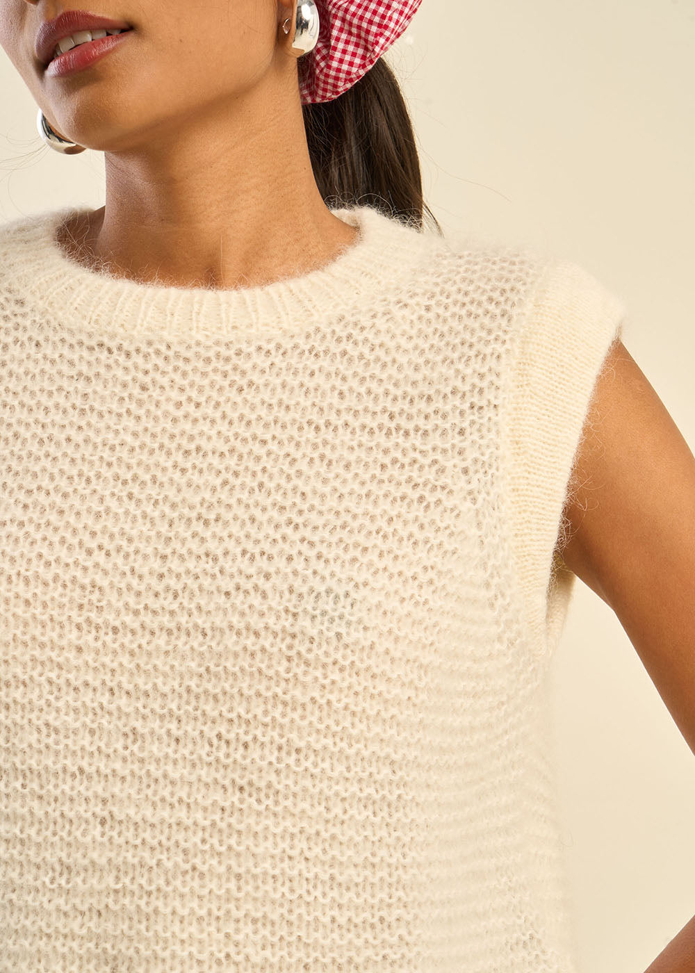 MOTANA Short-sleeved round-neck sweater - 2 - Sud Express - Sud Express
