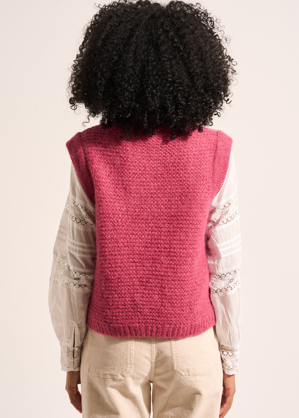 MOTANA Short-sleeved round-neck sweater - 3 - Sud Express - Sud Express