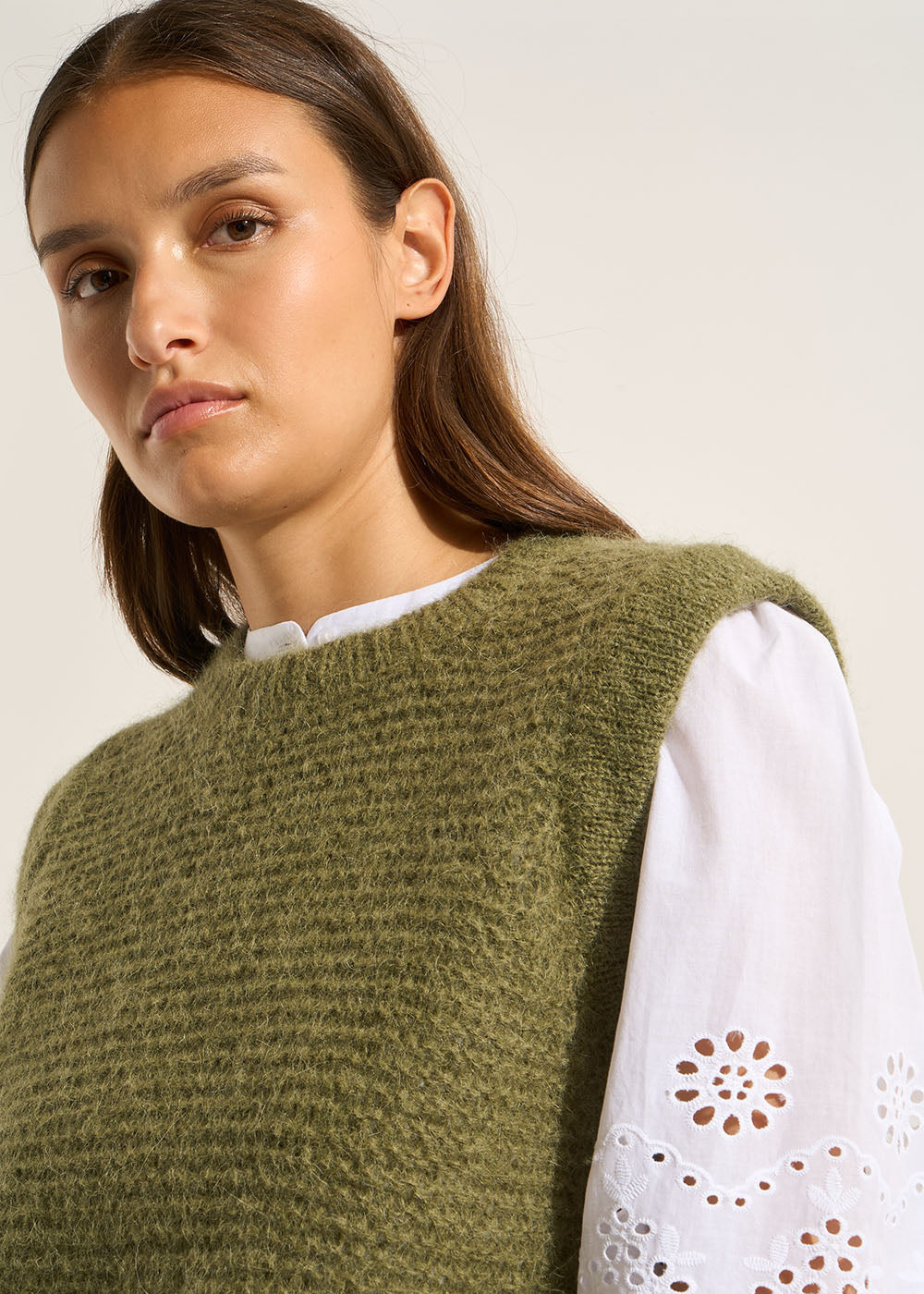 MOTANA Short-sleeved round-neck sweater - 4 - Sud Express - Sud Express