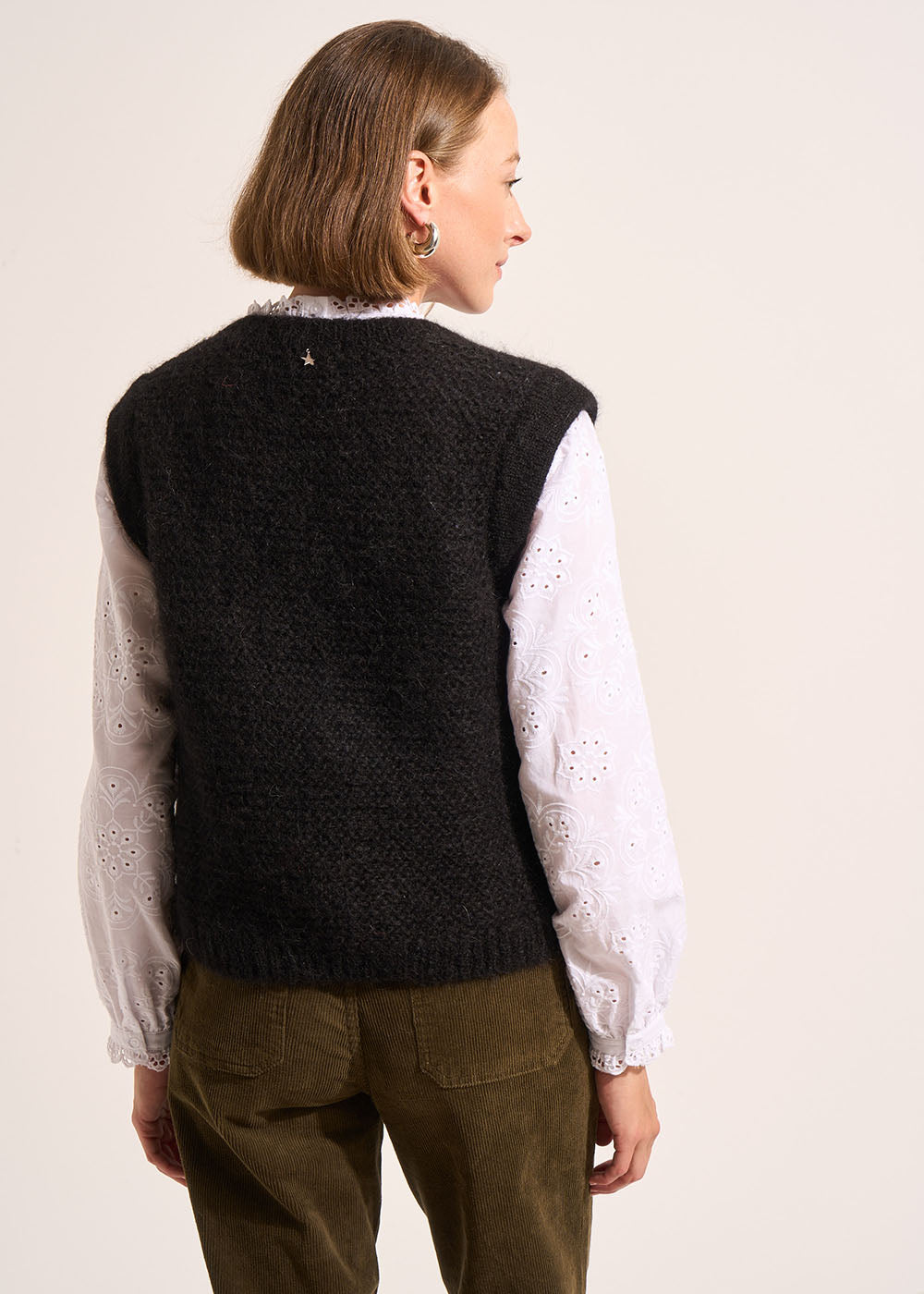 MOTANA Short-sleeved round-neck sweater - 3 - Sud Express - Sud Express