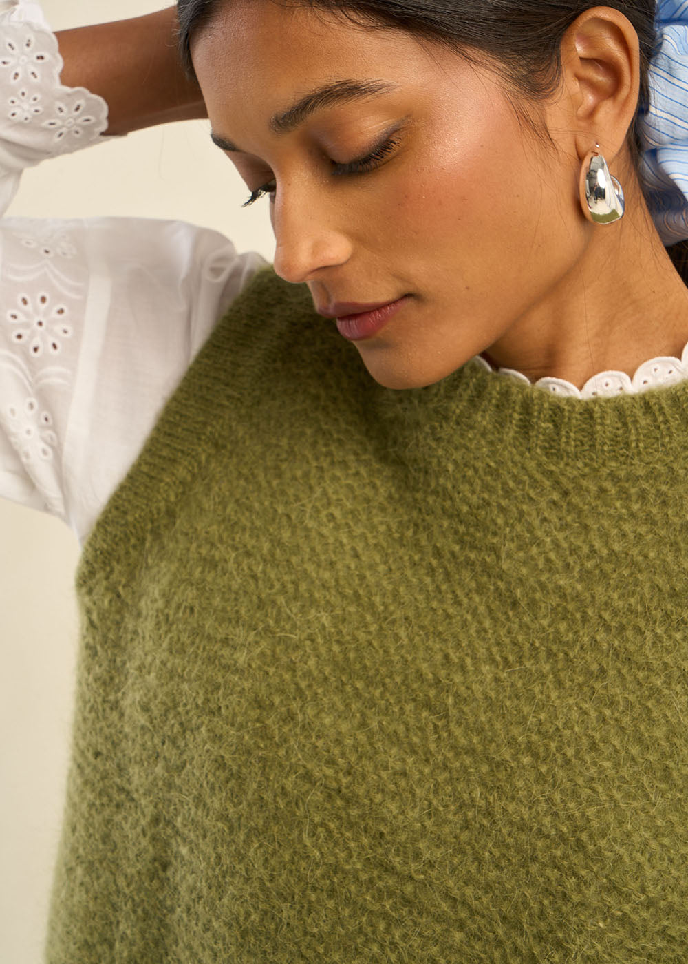 MOTANA Short-sleeved round-neck sweater - 4 - Sud Express - Sud Express