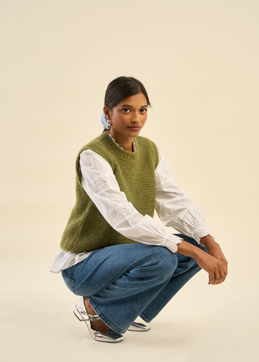 Short-sleeved round-neck sweater - Sud Express - 5 - Sud Express