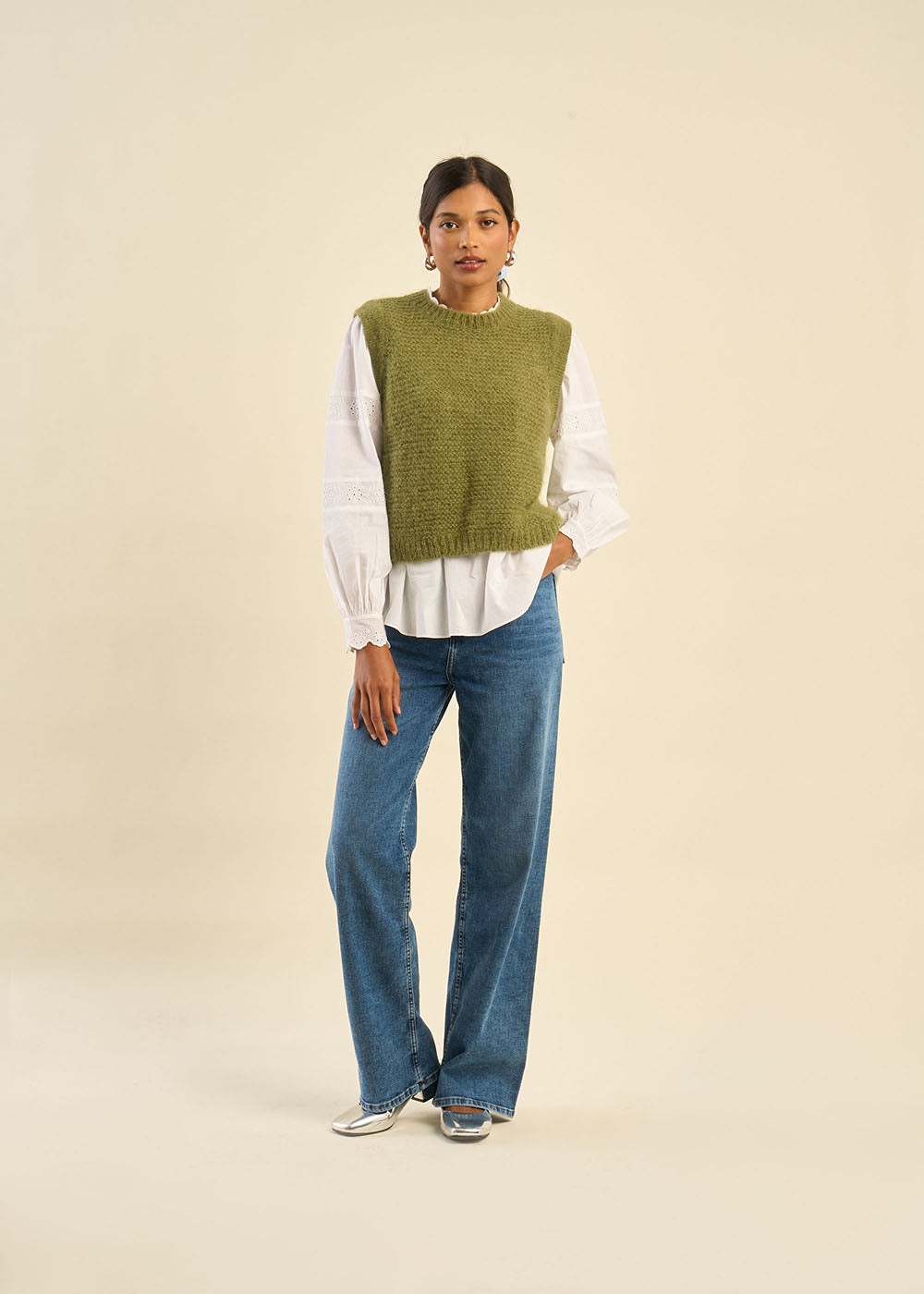 Short-sleeved round-neck sweater - Sud Express - 6 - Sud Express