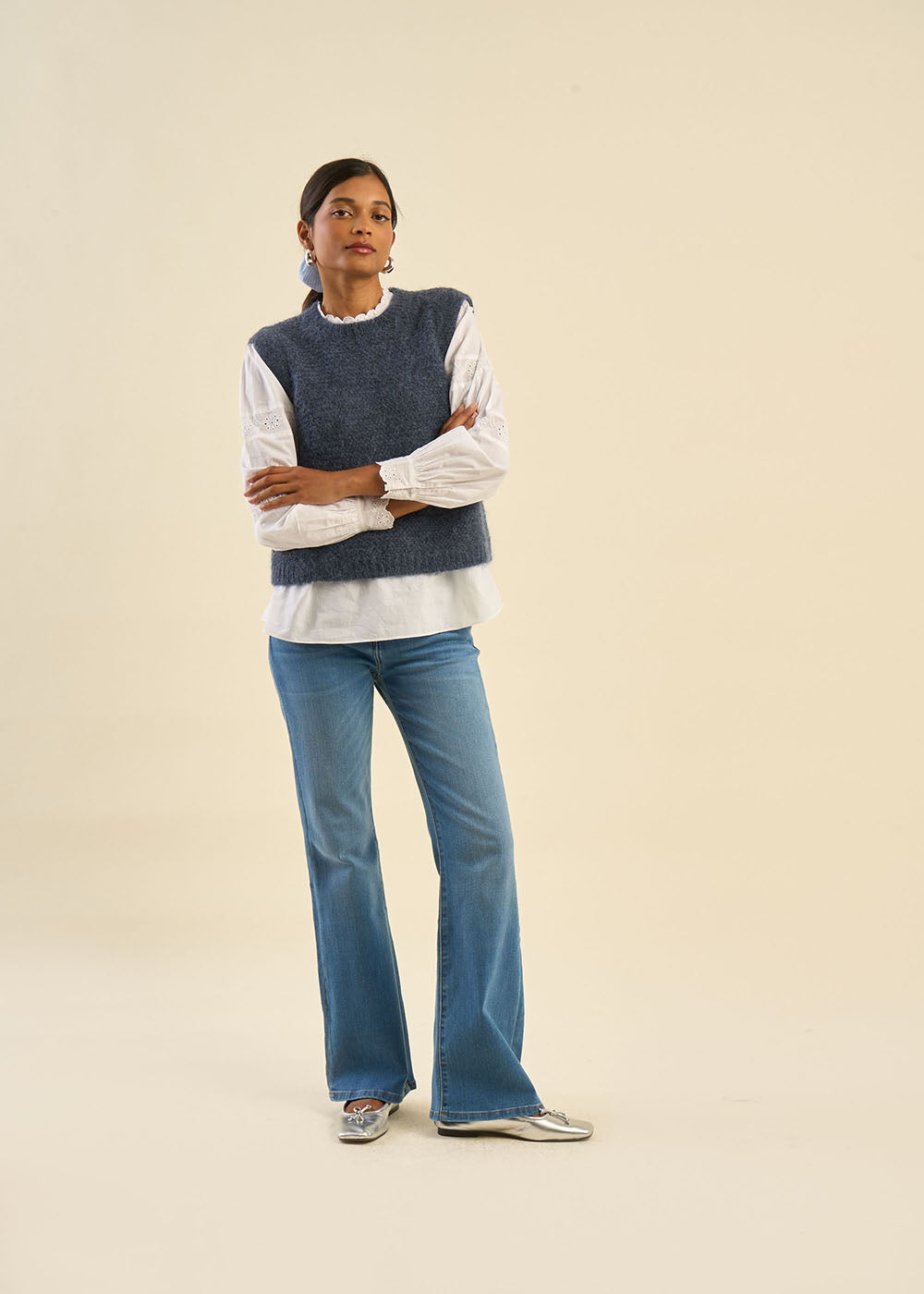 Short-sleeved round-neck sweater - Sud Express - 7 - Sud Express