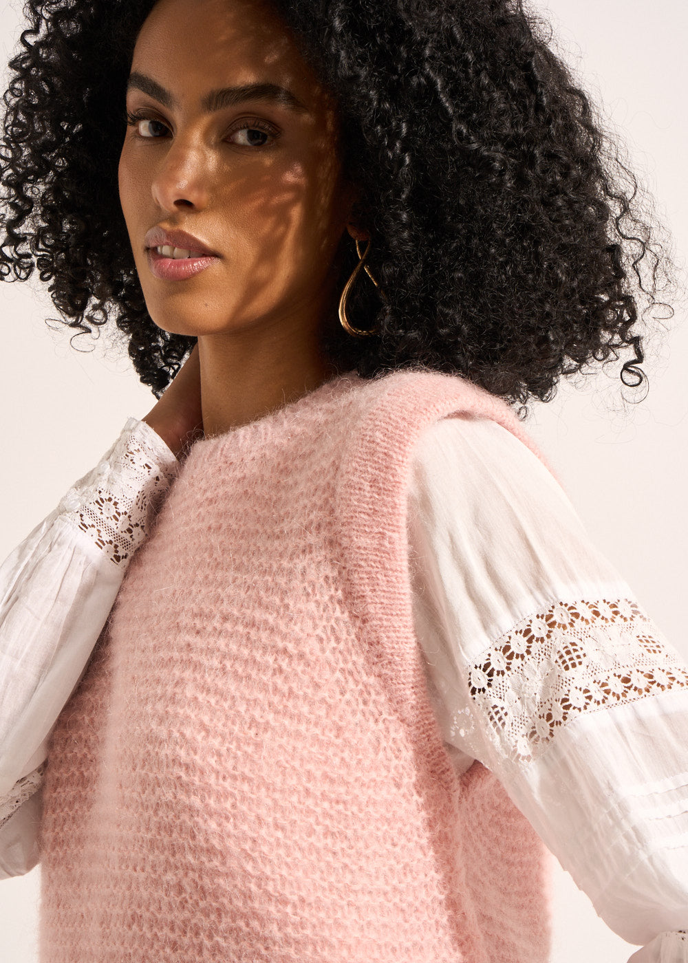 Short-sleeved round-neck sweater - Sud Express - 5 - Sud Express