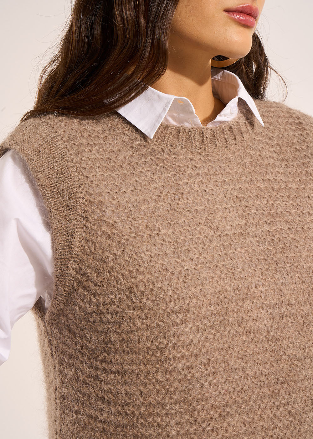 MOTANA Short-sleeved round-neck sweater - 2 - Sud Express - Sud Express