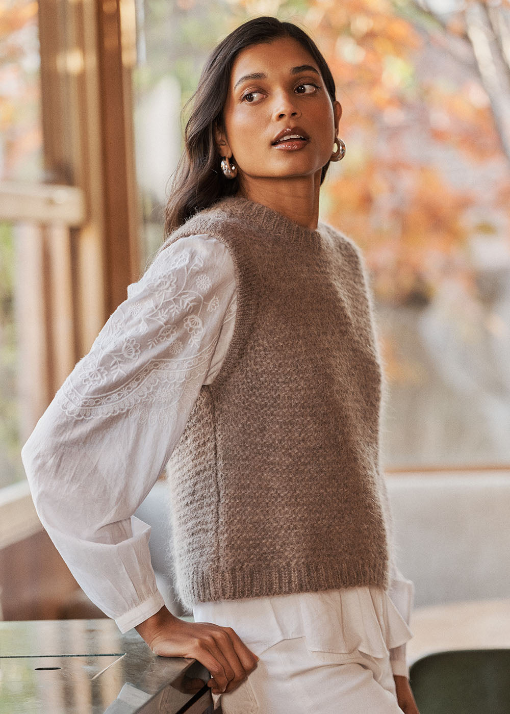 Short-sleeved round-neck sweater - Sud Express - 5 - Sud Express