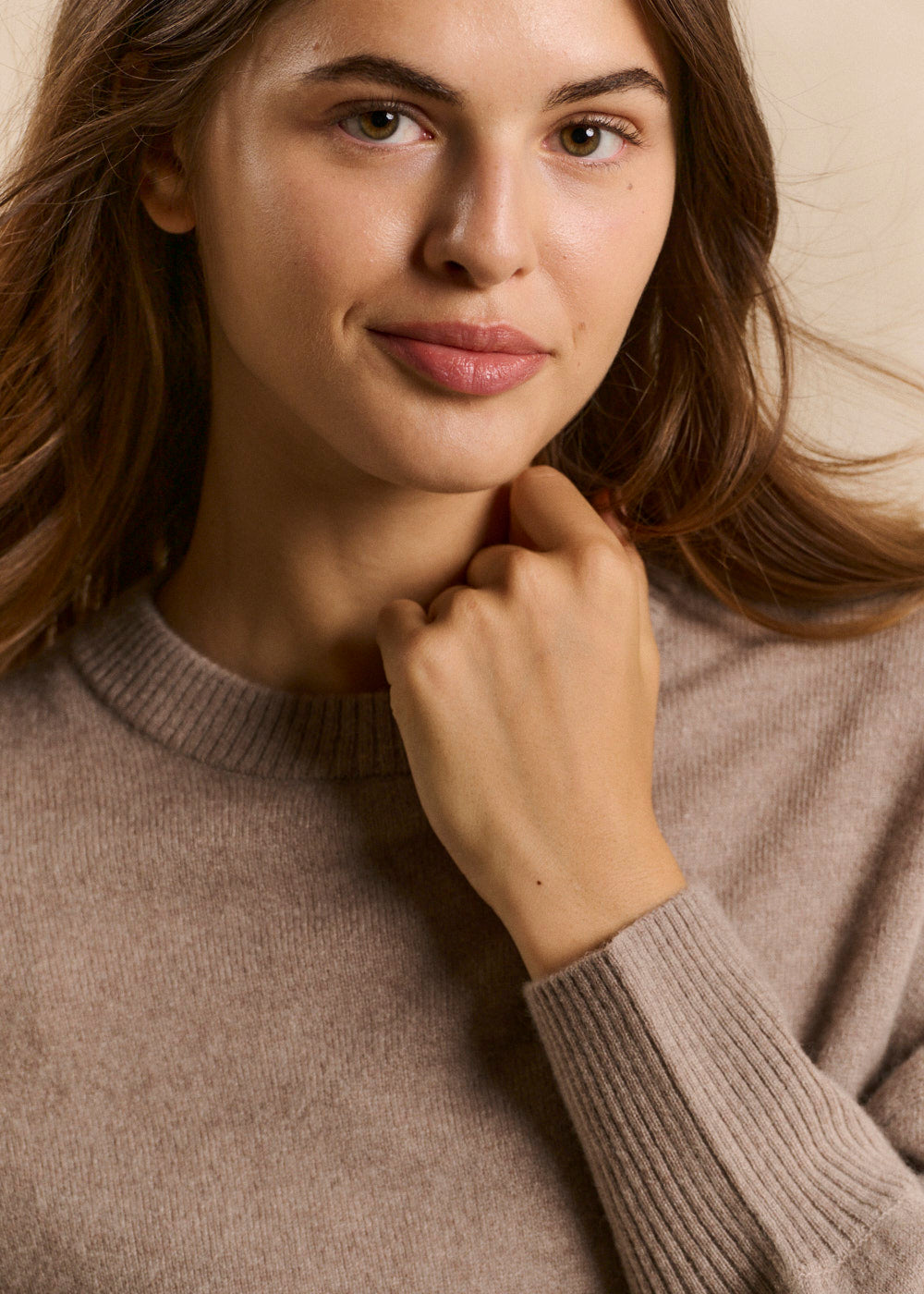 Cropped cashmere sweater  - Sud Express - 5 - Sud Express