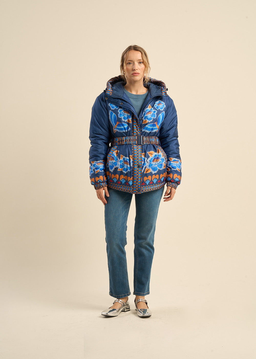 Printed hooded jacket - Sud Express - 5 - Sud Express