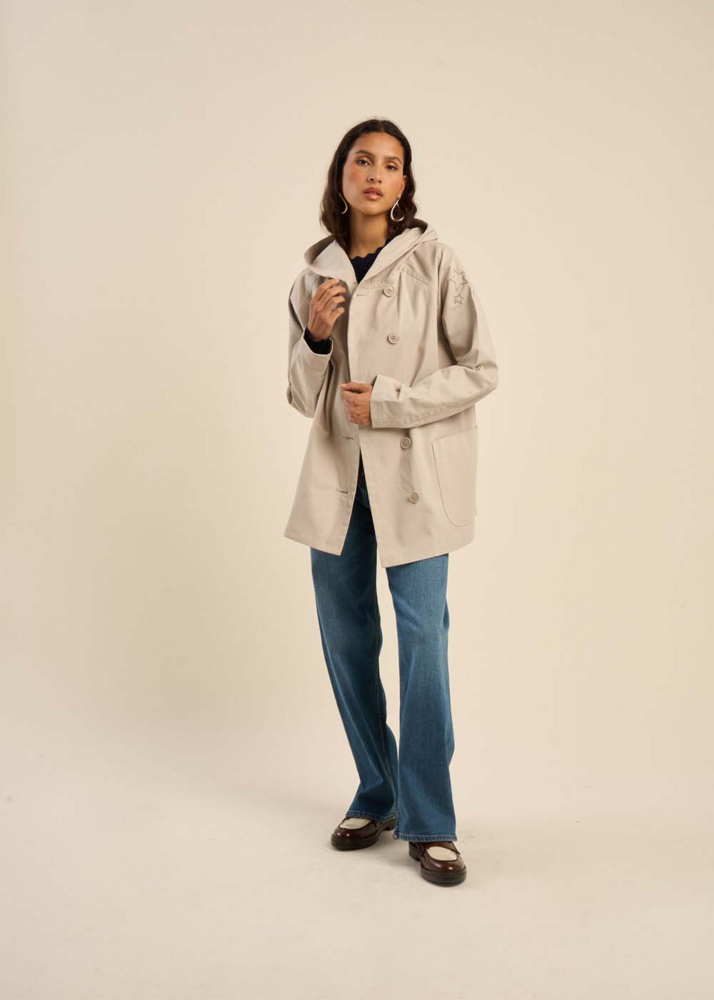 Printed hooded jacket - Sud Express - 7 - Sud Express