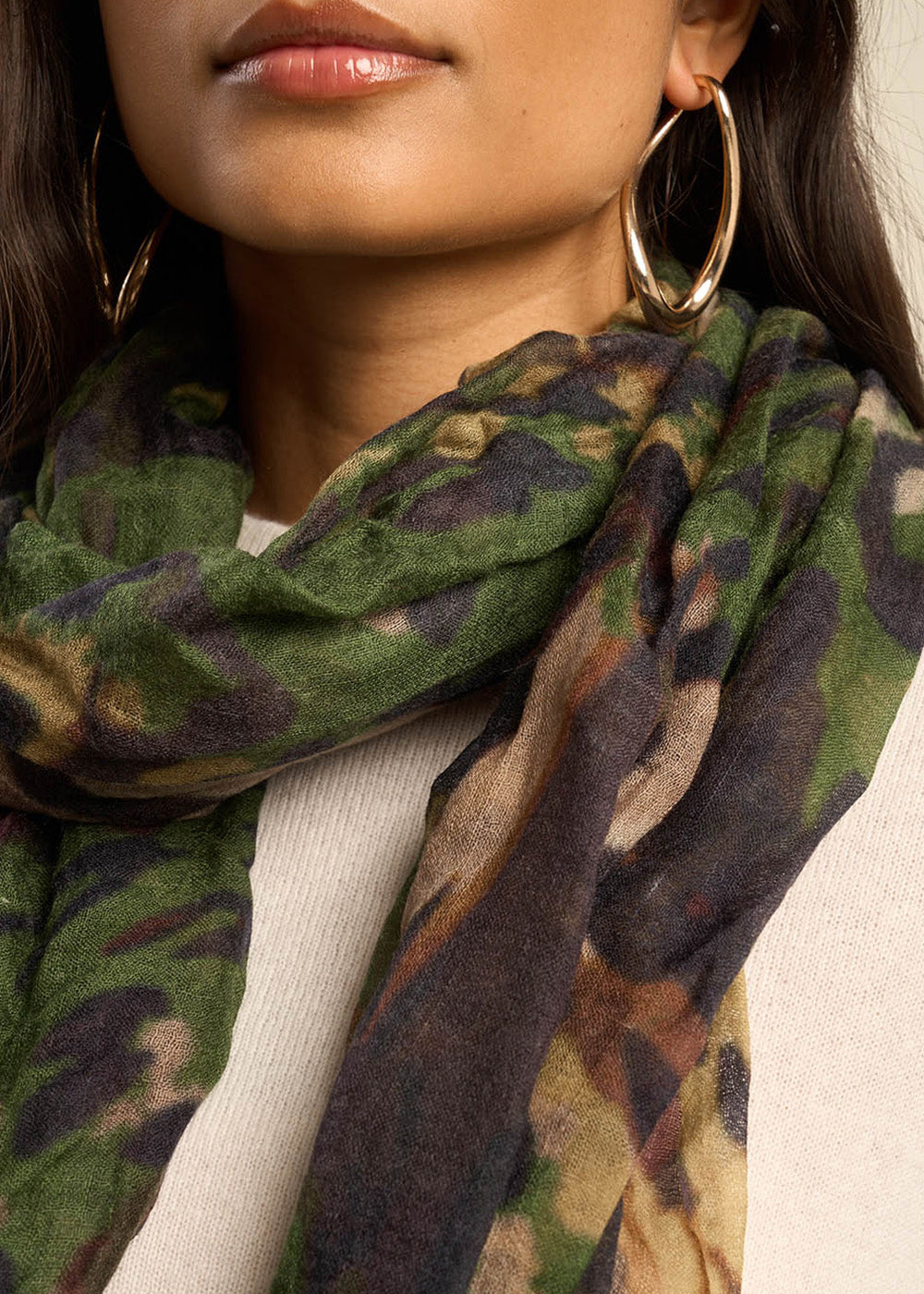 EMELDA Coloured wool scarf - 2 - Sud Express - Sud Express