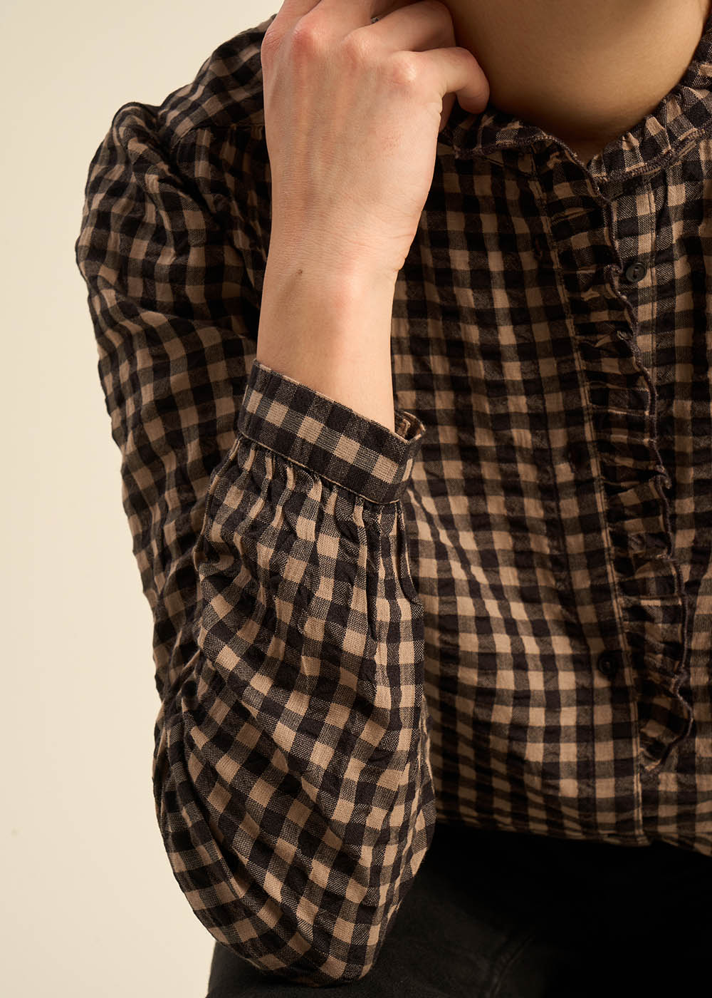 COLIVIA Cotton checkered shirt - 2 - Sud Express - Sud Express