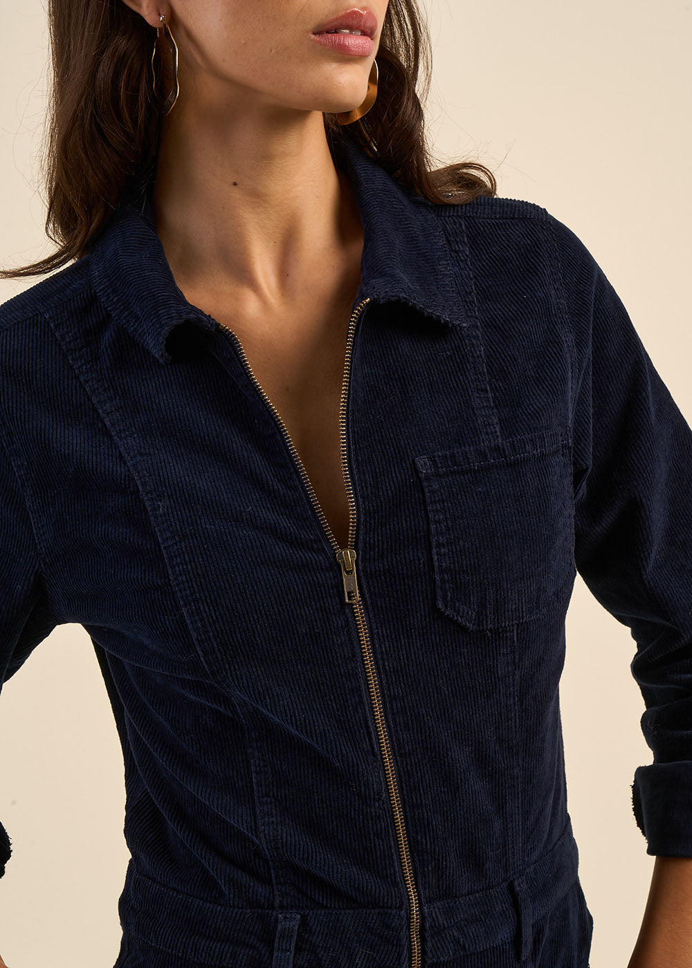 Velvet jumpsuit - Sud Express - 2 - Sud Express