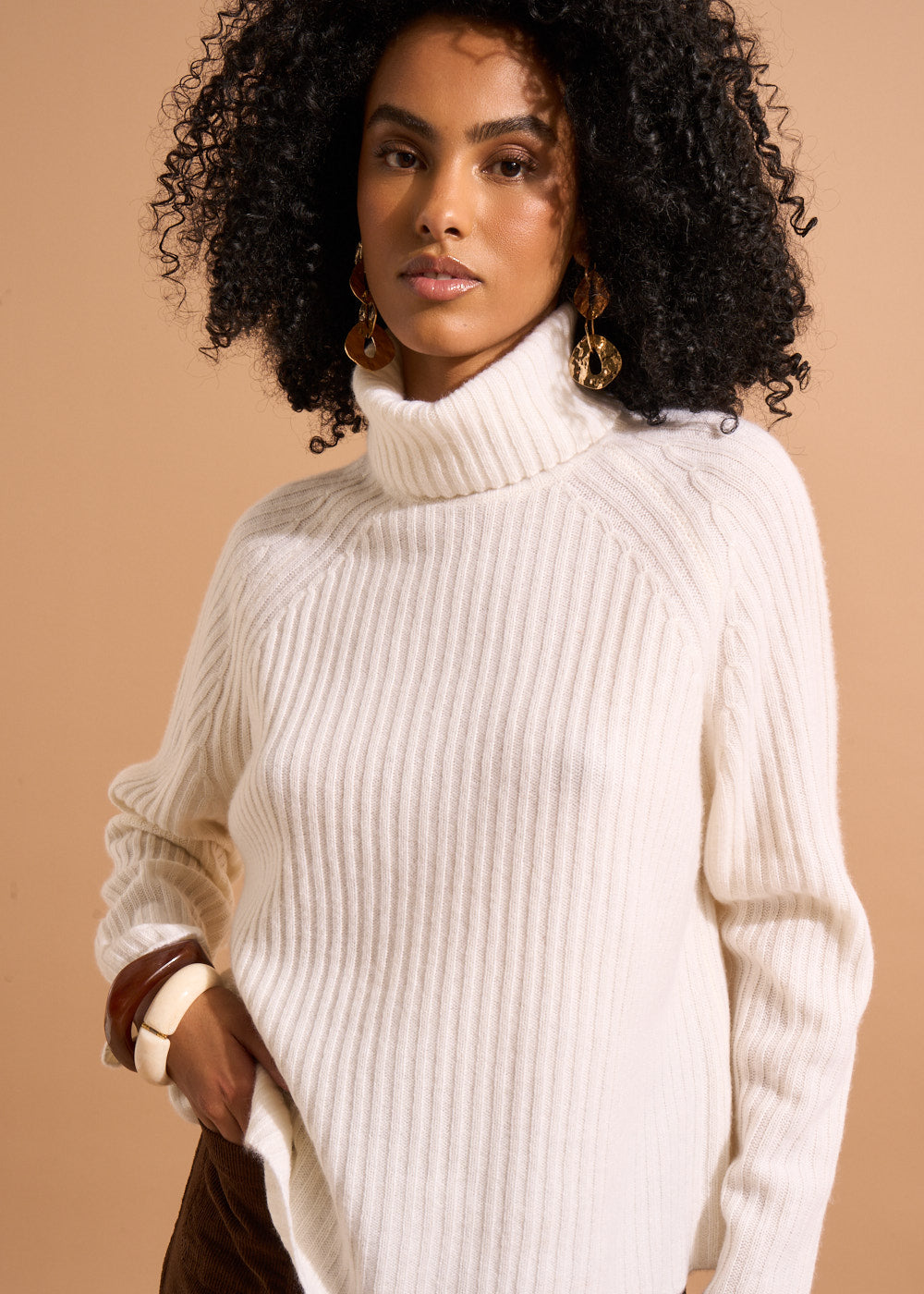 Cashmere stand-up collar jumper - Sud Express - 5 - Sud Express