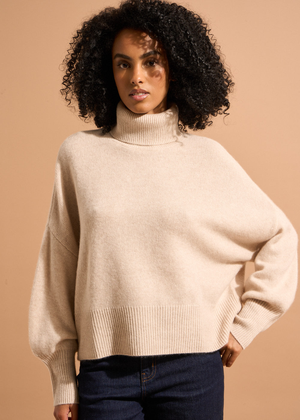 MONPRANO Cashmere turtleneck sweater - 1 - Sud Express - Sud Express
