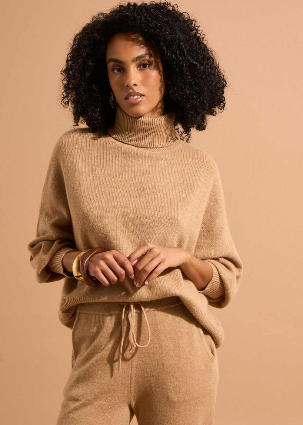 MONPRANO Cashmere turtleneck sweater - 1 - Sud Express - Sud Express