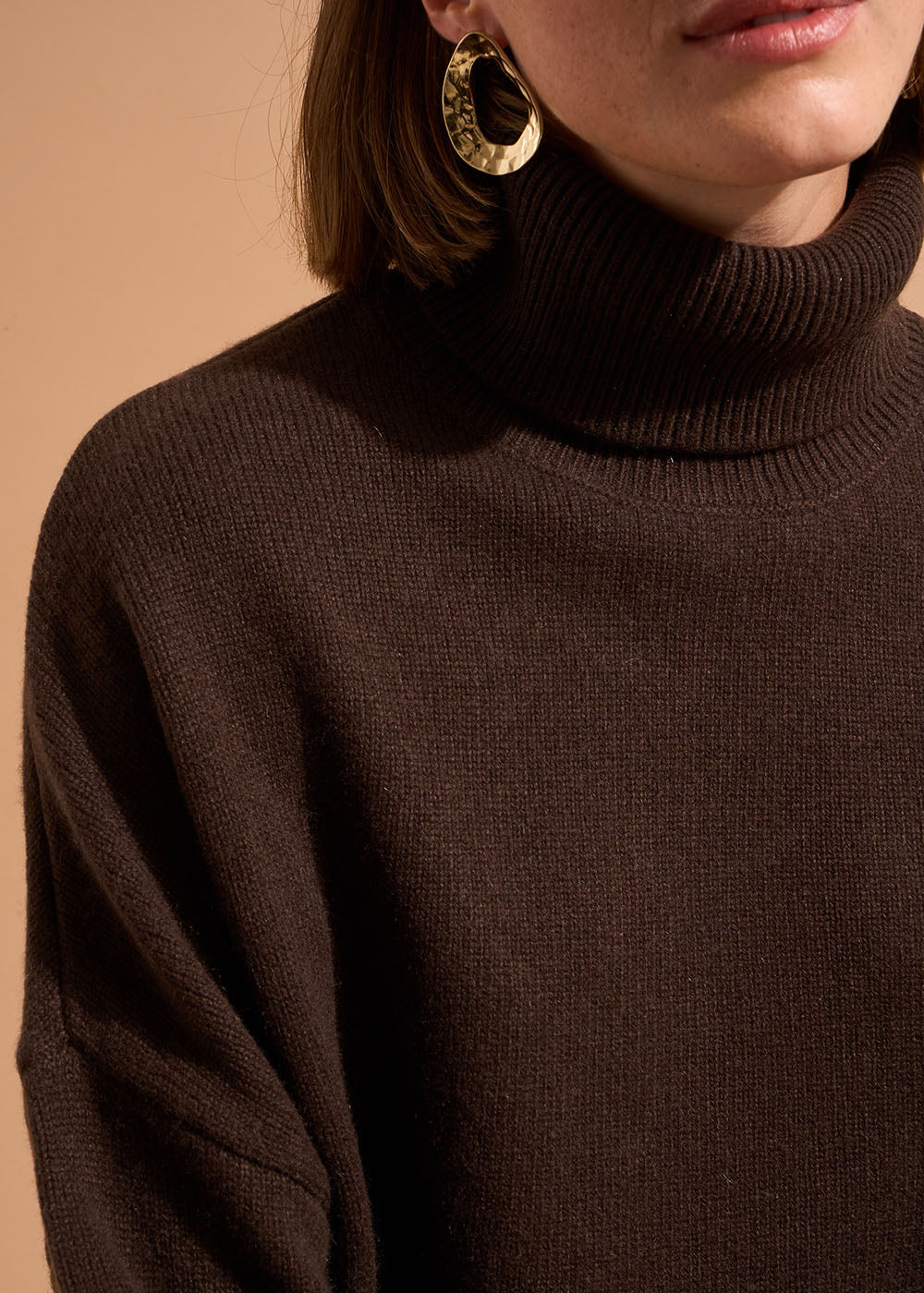 MONPRANO Cashmere turtleneck sweater - 2 - Sud Express - Sud Express
