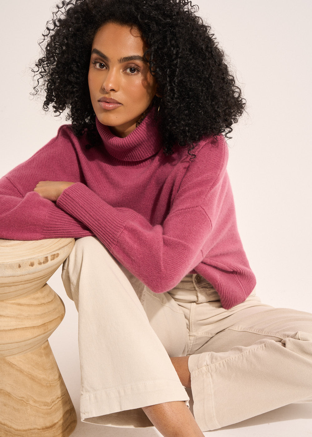 MONPRANO Cashmere turtleneck sweater - 4 - Sud Express - Sud Express