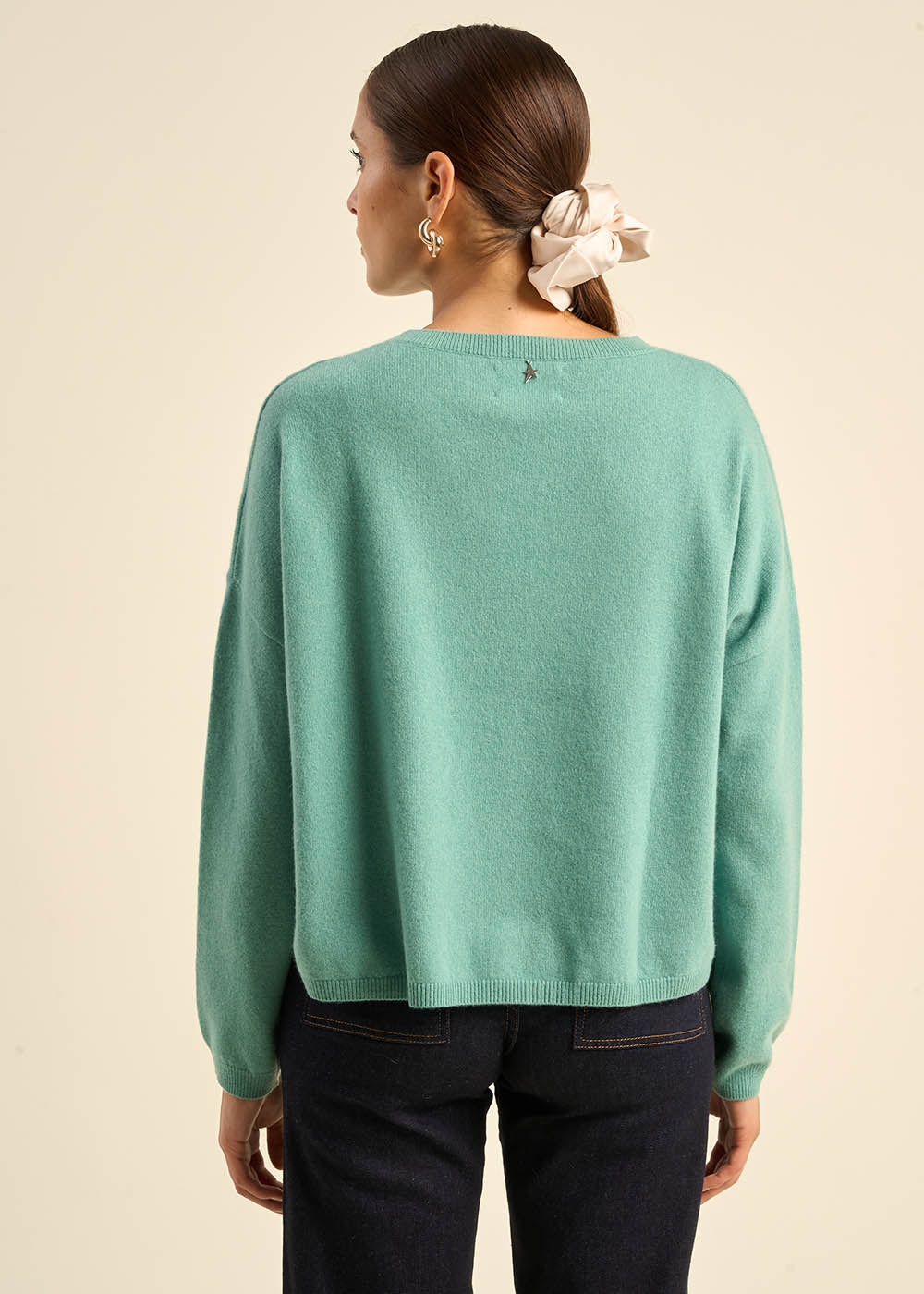 100% cashmere boat-neck jumper - Sud Express - 3 - Sud Express