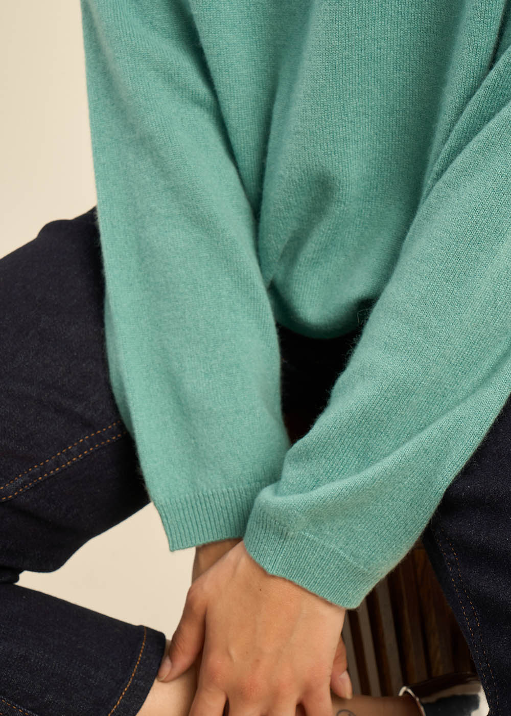 MONA 100% cashmere boat-neck jumper - 4 - Sud Express - Sud Express