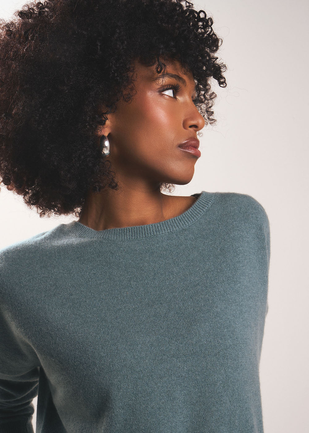 100% cashmere boat-neck jumper - Sud Express - 2 - Sud Express