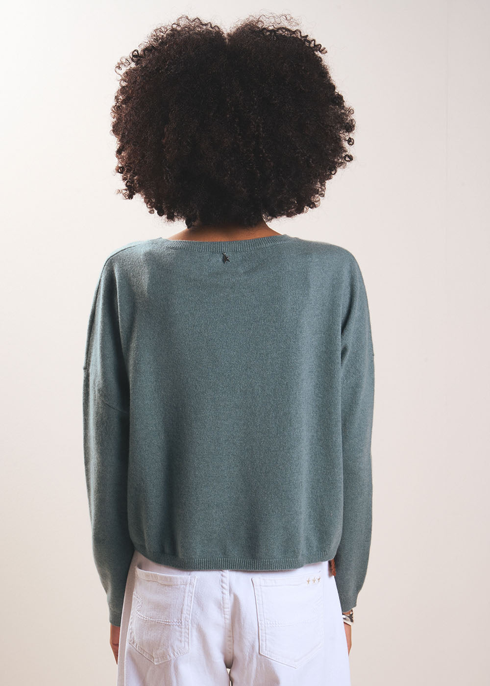 MONA 100% cashmere boat-neck jumper - 3 - Sud Express - Sud Express