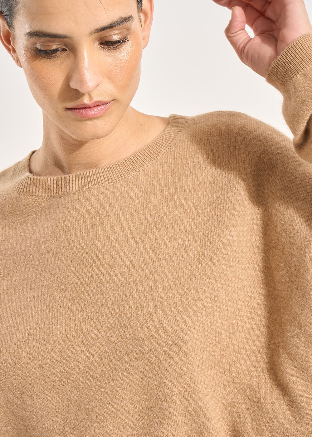 100% cashmere boat-neck jumper - Sud Express - 2 - Sud Express