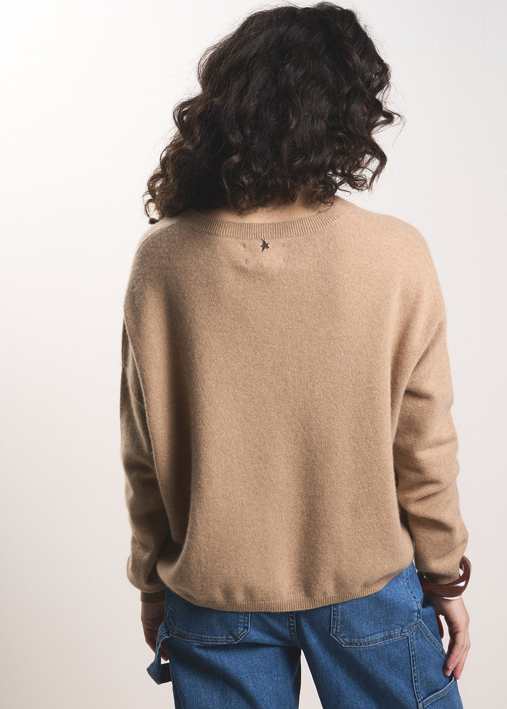 MONA 100% cashmere boat-neck jumper - 3 - Sud Express - Sud Express