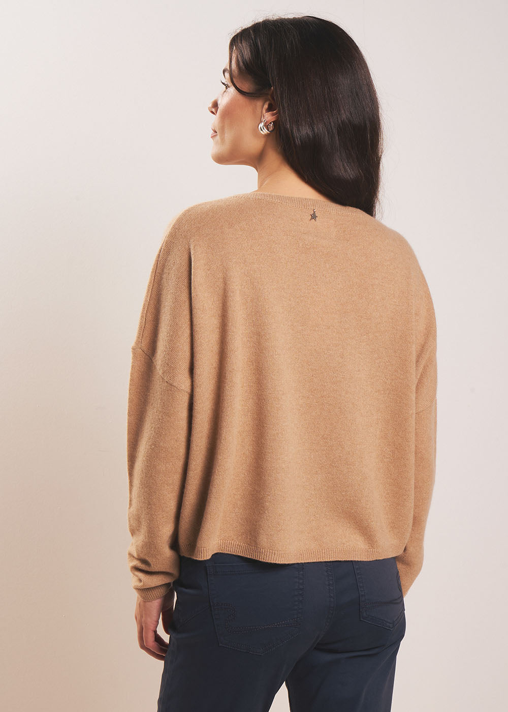 MONA 100% cashmere boat-neck jumper - 3 - Sud Express - Sud Express
