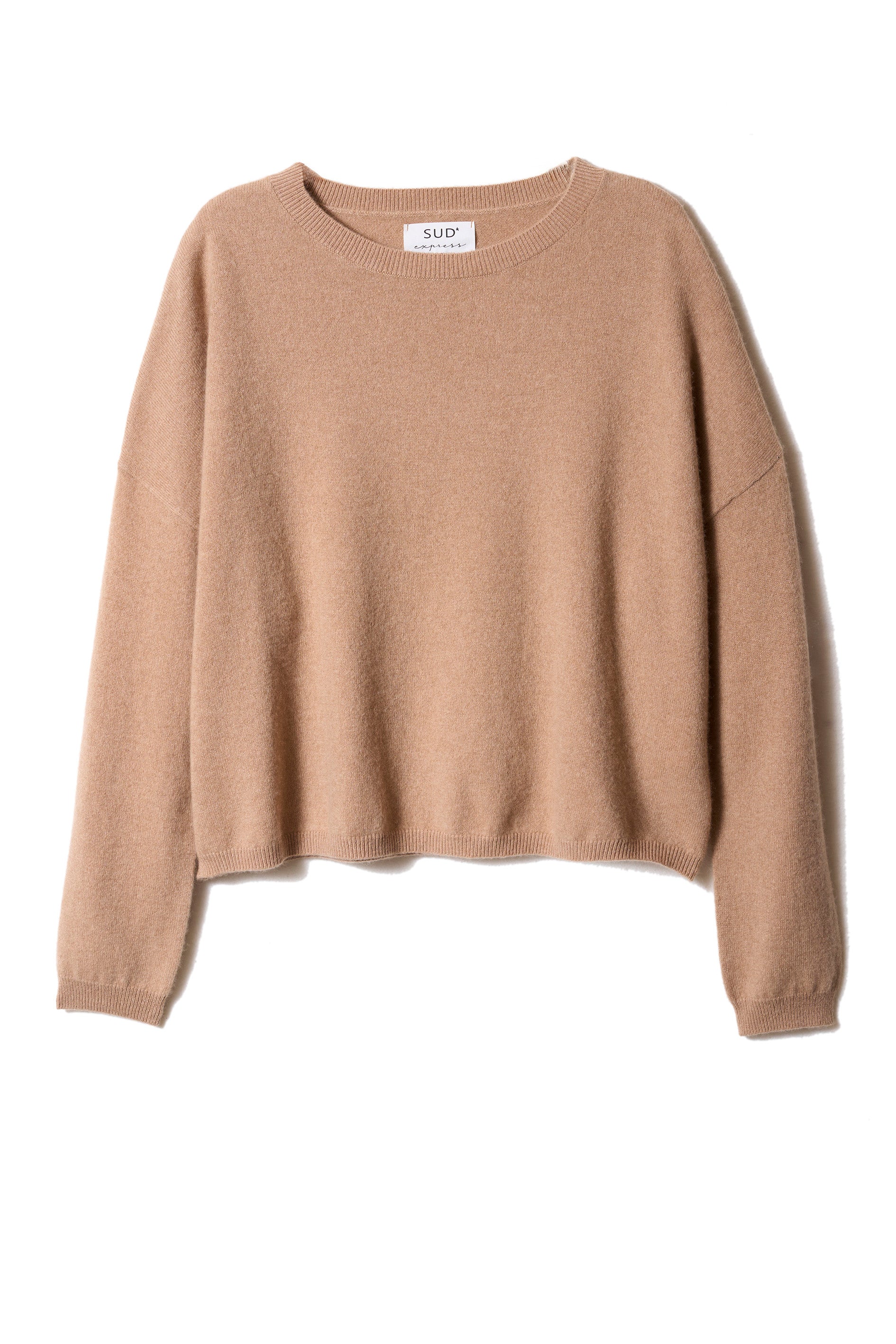 100% cashmere boat-neck jumper - Sud Express - 6 - Sud Express