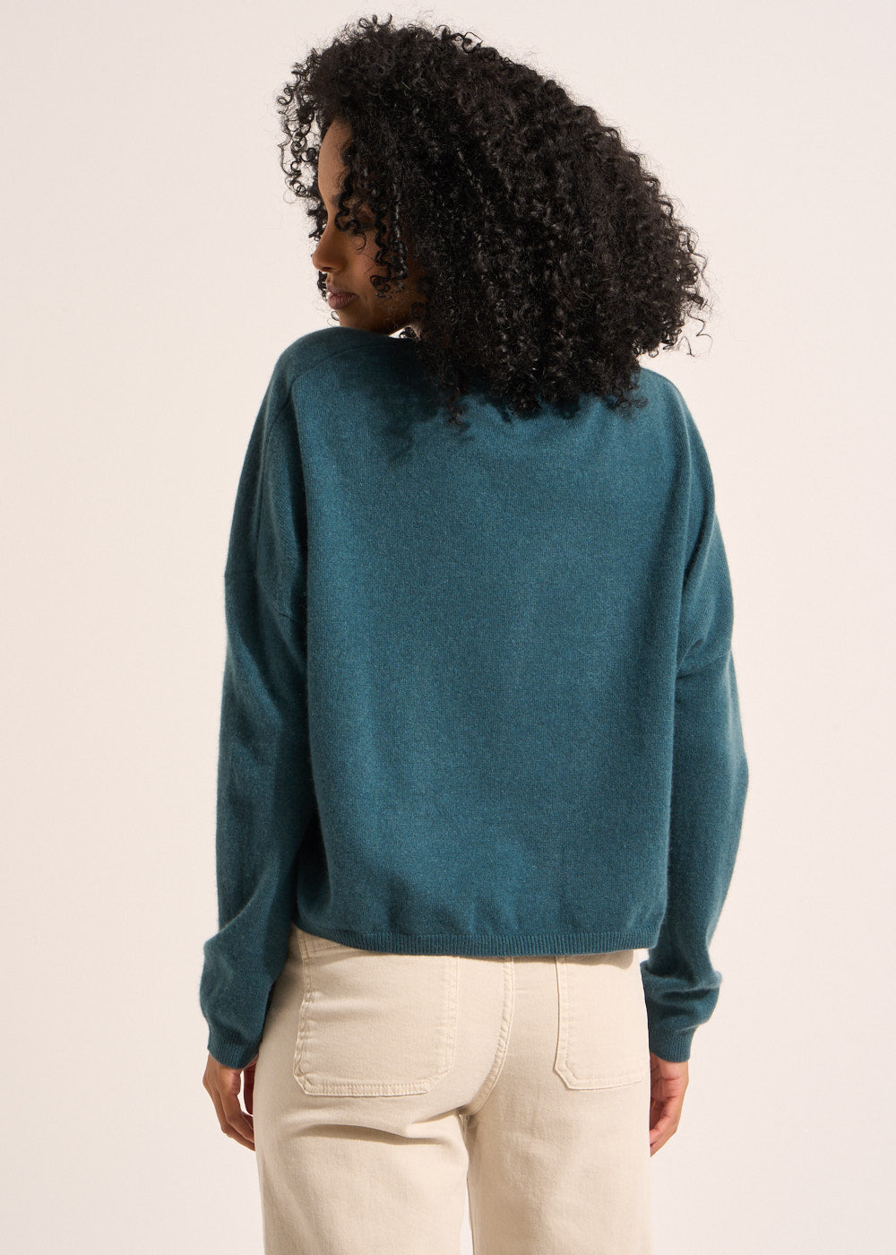 MONA 100% cashmere boat-neck jumper - 3 - Sud Express - Sud Express