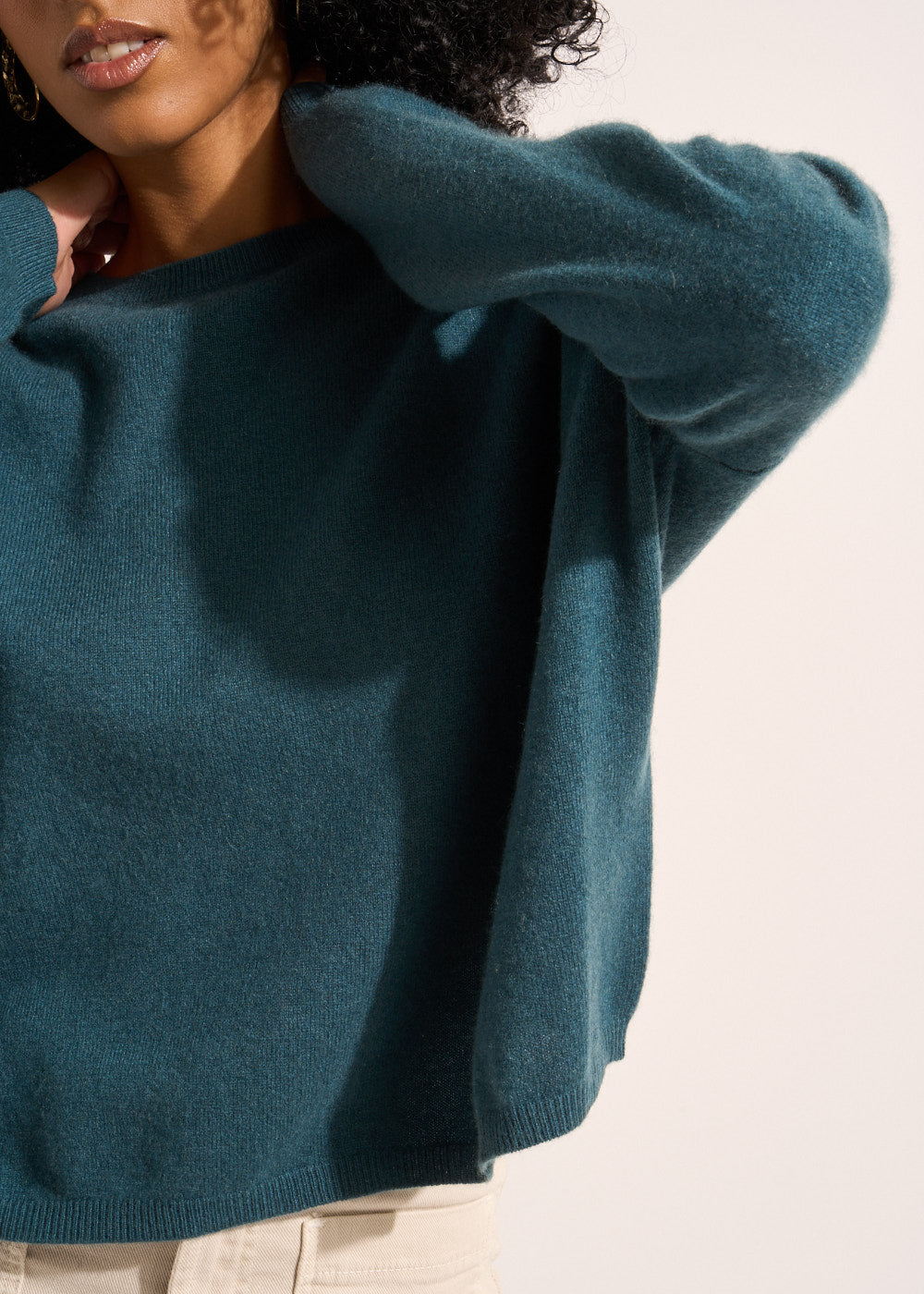 MONA 100% cashmere boat-neck jumper - 4 - Sud Express - Sud Express