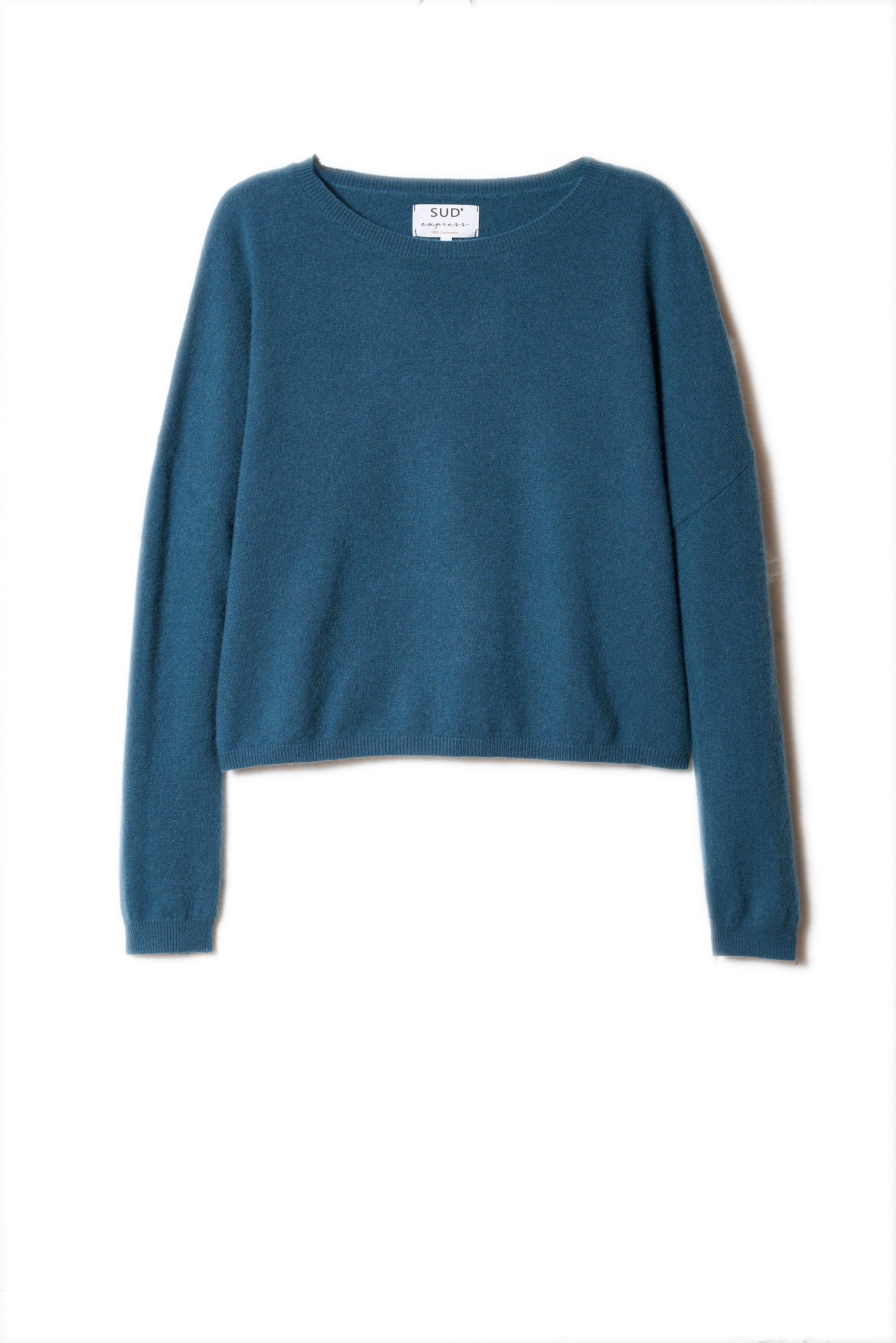 100% cashmere boat-neck jumper - Sud Express - 6 - Sud Express