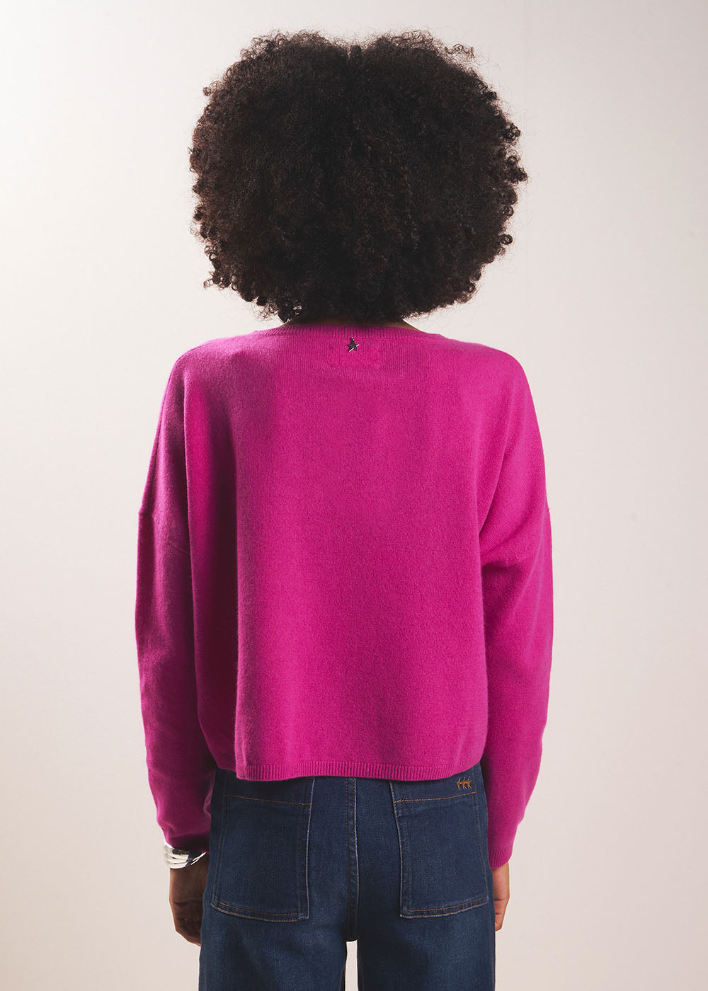 MONA 100% cashmere boat-neck jumper - 3 - Sud Express - Sud Express