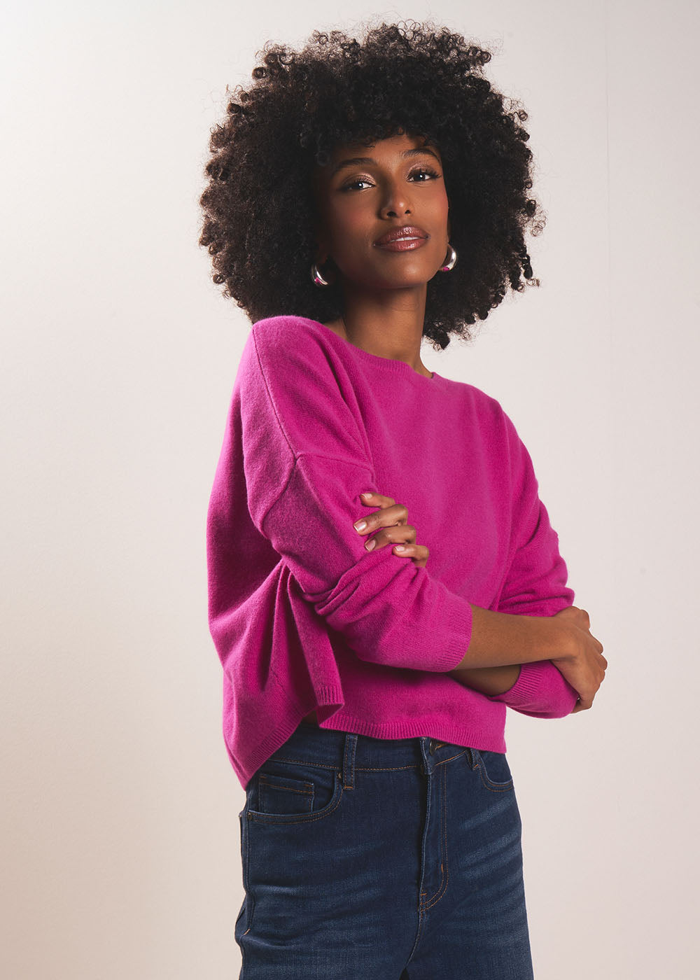 100% cashmere boat-neck jumper - Sud Express - 4 - Sud Express